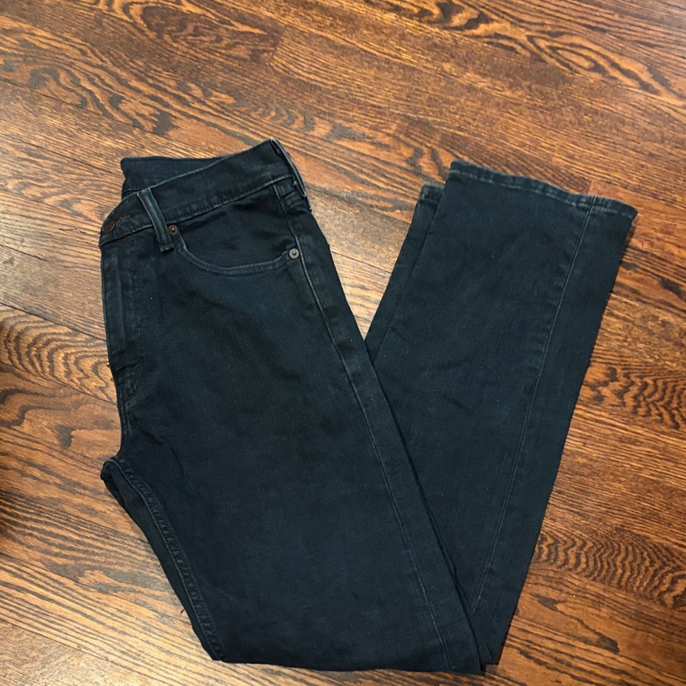 Levi's 505 Straight Jeans in Black ..32 length